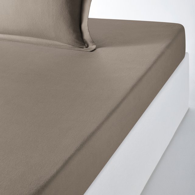 Drap Housse Uni En Flanelle Scenario La Redoute Interieurs La Redoute