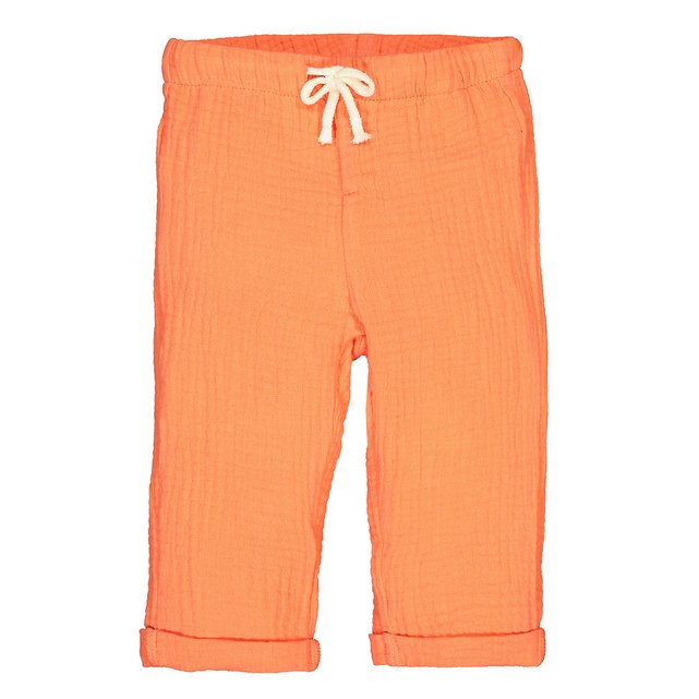 Joggpants, Baumwoll-Musselin, 1 Monat-4 Jahre  LA REDOUTE COLLECTIONS image 0