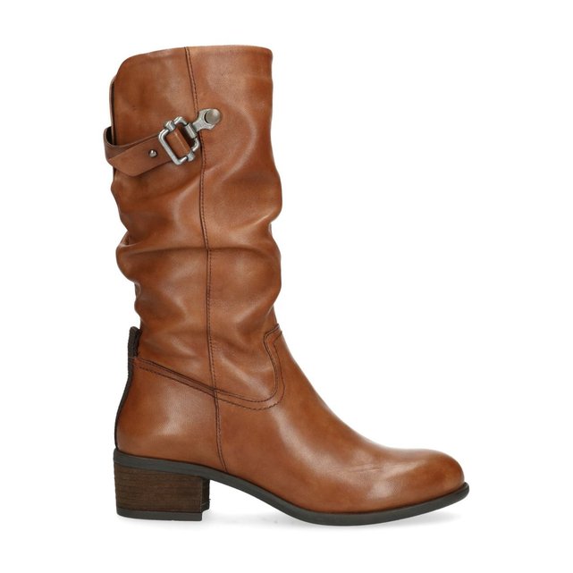 boots plissées femme