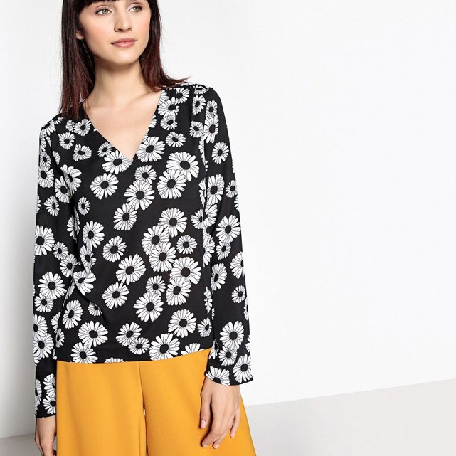 Blouse imprimé marguerites imprimé fleur La Redoute ...
