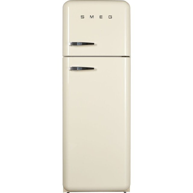 Refrigerateur congelateur en haut Smeg combine encastrable