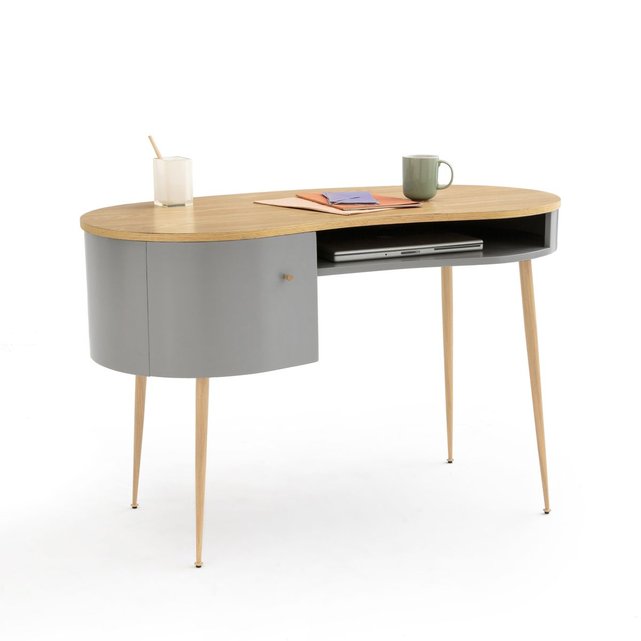 Bureau Anda Gris Bois La Redoute Interieurs La Redoute