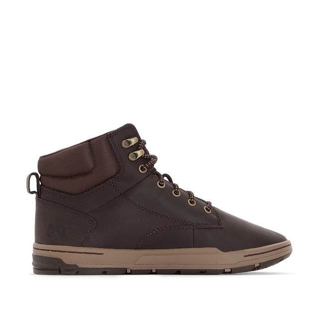 Baskets montantes cuir colfax mid marron Caterpillar La Redoute Baskets montantes cuir colfax mid marron Caterpillar La Redoute