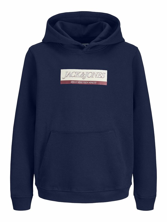 Jack & Jones Jjebradley Felpa con Cappuccio Noos Jnr Felpa con