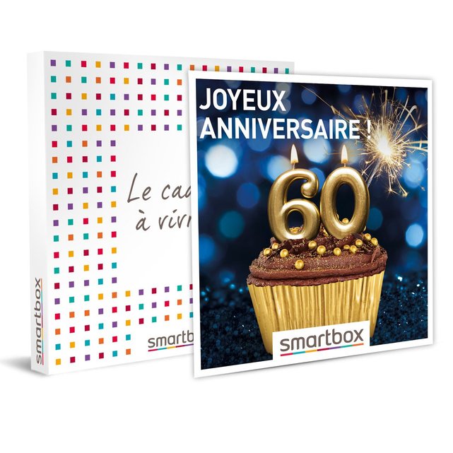 Smartbox Joyeux Anniversaire Pour Homme 60 Ans Coffret Cadeau Multi Themes Smartbox La Redoute