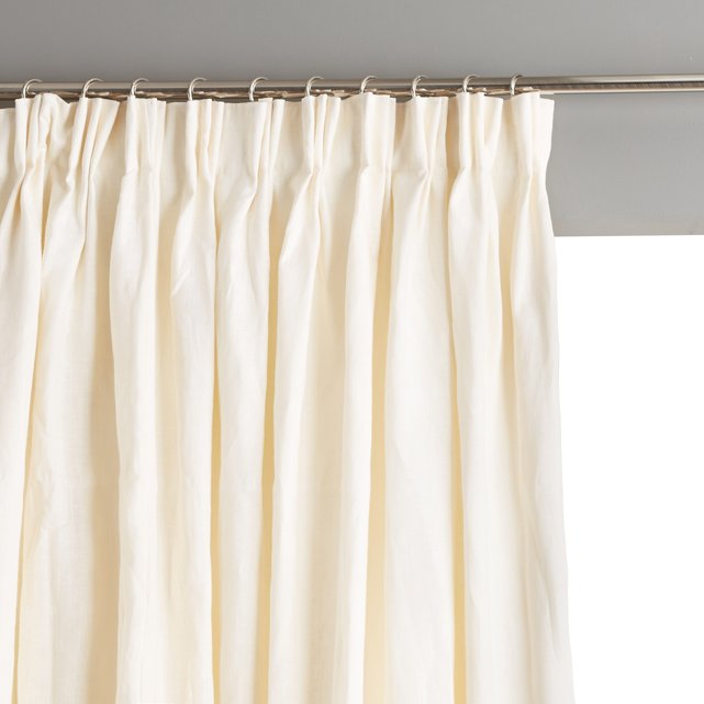 Colin lined linen pleated single curtain Am.Pm. | La Redoute