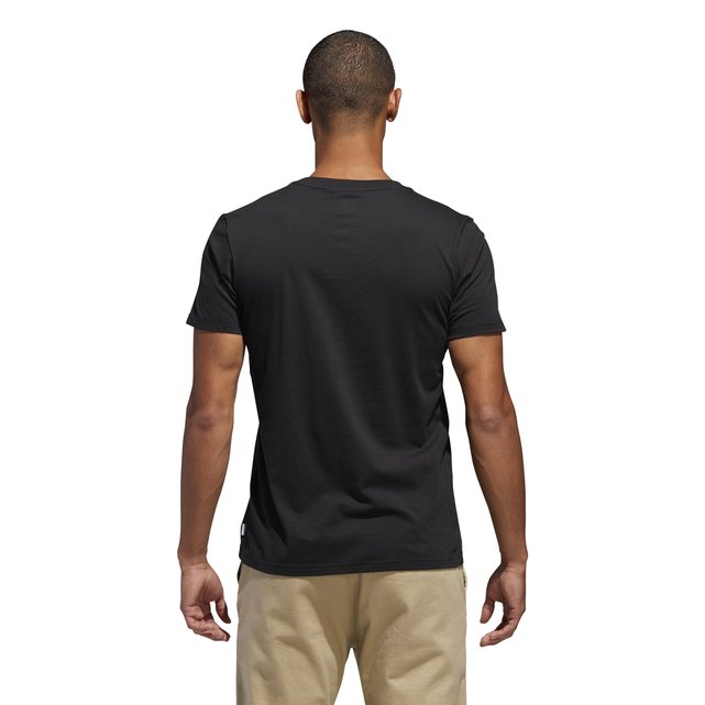corta cuello delante redondo Camiseta manga de Adidas con estampado y originals pnxRvZwq1