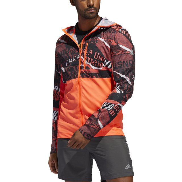 corta vento vermelho adidas
