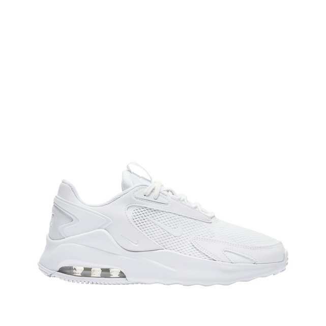 white nike fabric trainers