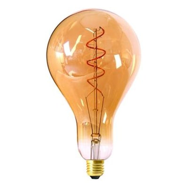 Ampoule Edison Filament Led TWISTED 5 W Finition Ambré