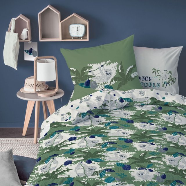 Parure de lit camouflage kaki - housse de couette + taie d ...