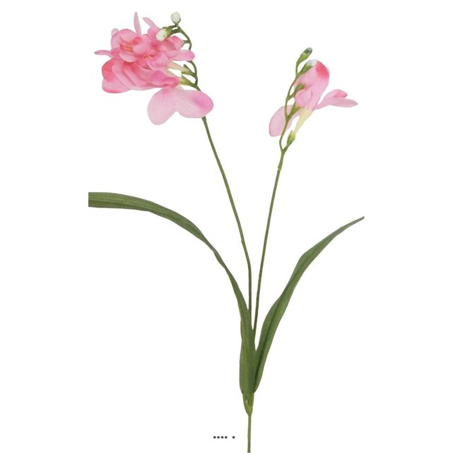 Freesia Artificielle En Tige Fleur Artificiel Des Champs H 70 Cm Ideale Pour Bouquet Rose Soutenu Couleur Rose Soutenu