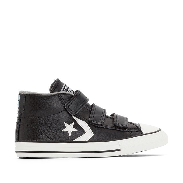 converse mid tops leather