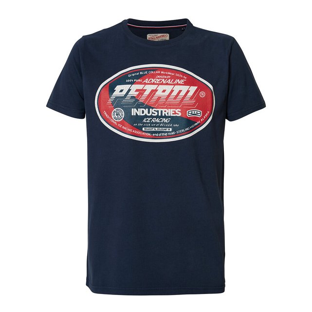 T-shirt com gola redonda, logótipo Petrol  PETROL INDUSTRIES image 0