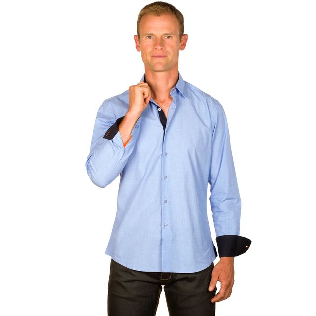 Chemise Chambray Easy Iron Coton Homme 0wN8nOvmy