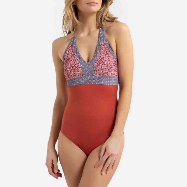 red slimming swimsuit