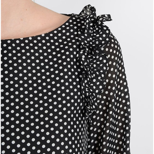 MOLLY manga BRACKEN lunares larga Vestido de rwrqdIS