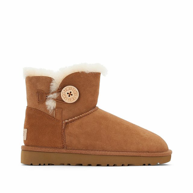 ugg leather fur lined boots