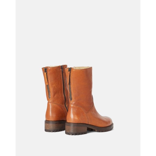 boots homme rouge minelli