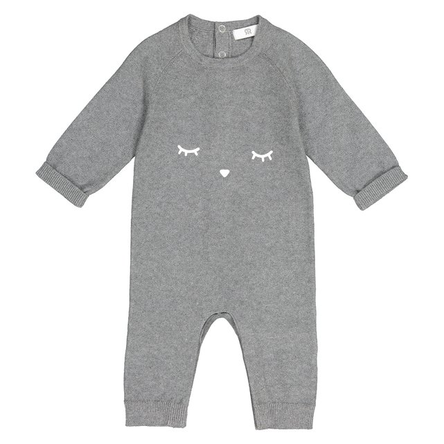 Baby-Overall mit Aufdruck vorn, 1 Monat - 2 Jahre  LA REDOUTE COLLECTIONS image 0