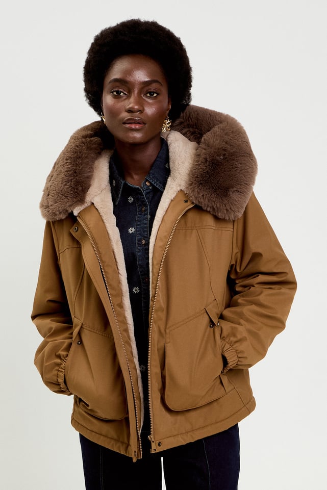 Veste Droite Veste Blanche Cache Cache Parka Femme CACHE CACHE La Redoute
