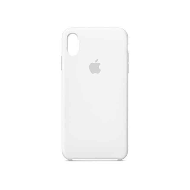 coque iphone xs max apple blanche