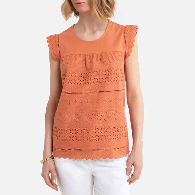 T-shirt rousches pizzo san gallo - Skizzetto Shop