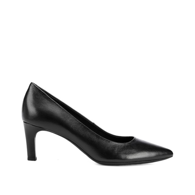 Bibbiana leather heels black Geox | La 