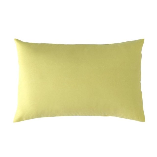 Lot de 2 taies d'oreiller en coton bio jaune or (40 x 60 cm) Lot de 2 taies d'oreiller en coton bio jaune or (40 x 60 cm)