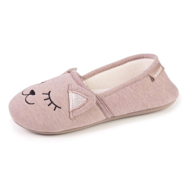 Chaussons Mocassins Beige Isotoner La Redoute