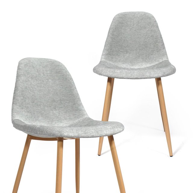 Chaise scandinave en tissu Chaise scandinave en tissu