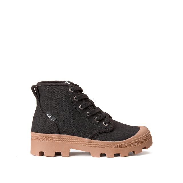 Tenere cvs high top trainers in canvas, black, Aigle | La Redoute