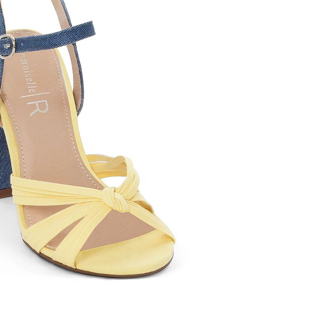 talon jaune et Sandales Collections flare La denim Redoute BqSwvSYX