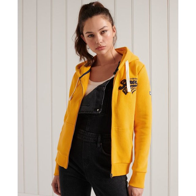 sweat jaune superdry