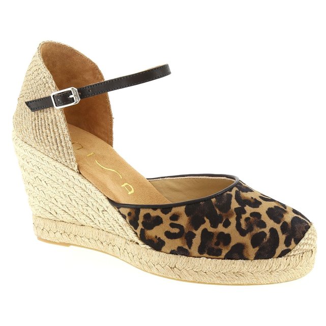 Espadrilles Compensées Unisa Castilla Leopard Unisa La Redoute