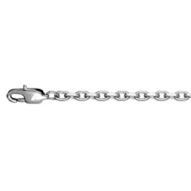 Collier Homme Acier Inoxydable Cha/îne Maille For/çat Large 8 mm
