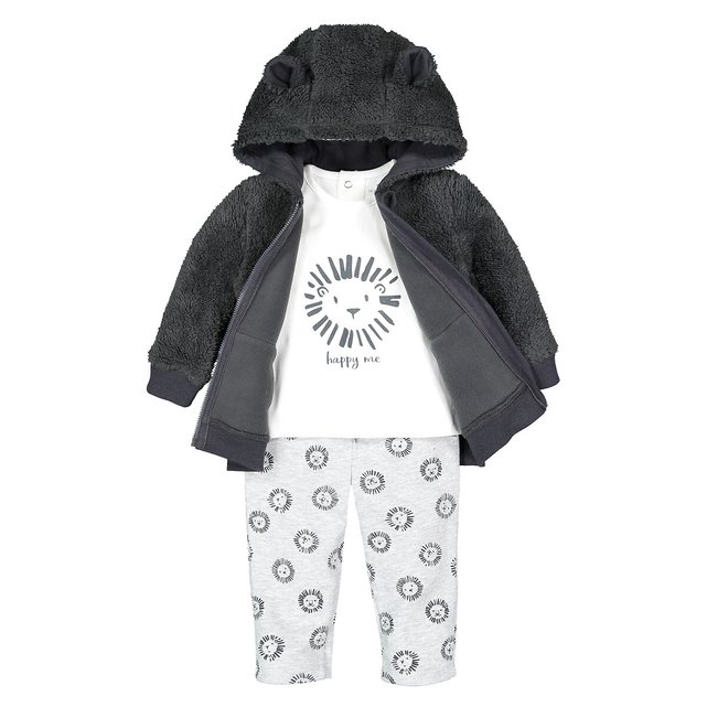 Conjunto de 3 peças, 1 mês-3 anos  LA REDOUTE COLLECTIONS image 0