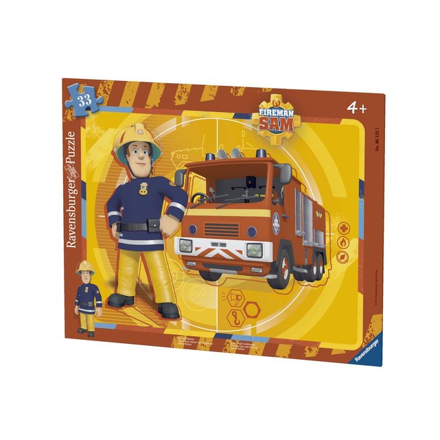 Puzzle Cadre 30 48 P Sam Et Son Camion Sam Le Pompier Ravensburger La Redoute