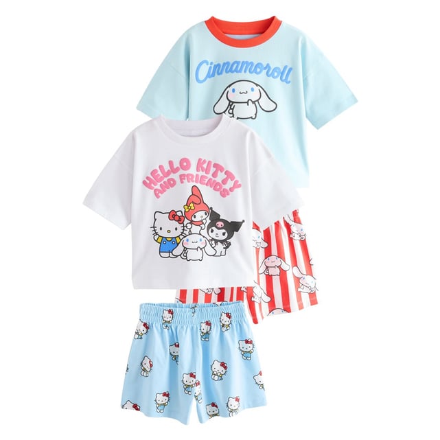 Hello Kitty Pyjama Dessin Animé Kawaii Pyjama Flanelle Femme - Pantalon Chaud Dessin Animé - Hiver Doux Et Confortable - Tailles S à XXL Pantalon Nuit Animé Pyjama Imprimé Chat Mignon