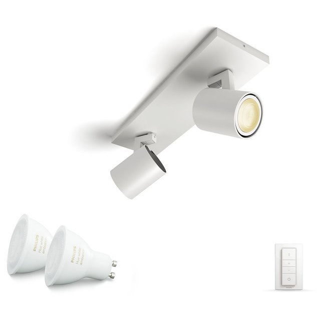 Lampe connectée runner hue 2x spot blanc + Philips La