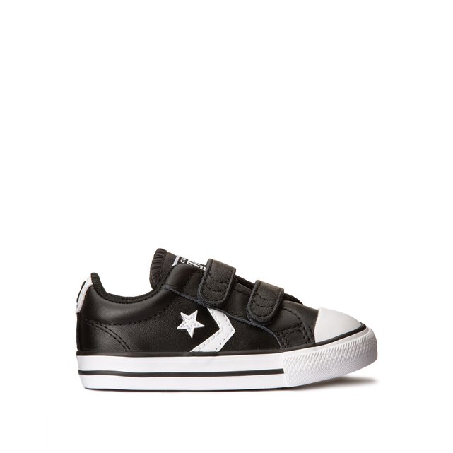 converse star player black leather