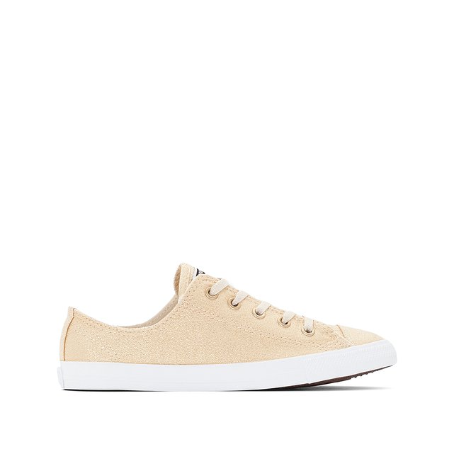 beige converse trainers