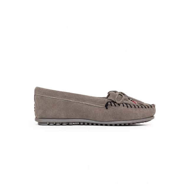 Mocassins Minnetonka Femme Daim Marron - Taille US 5 - Doublure Fourrure - Occasion