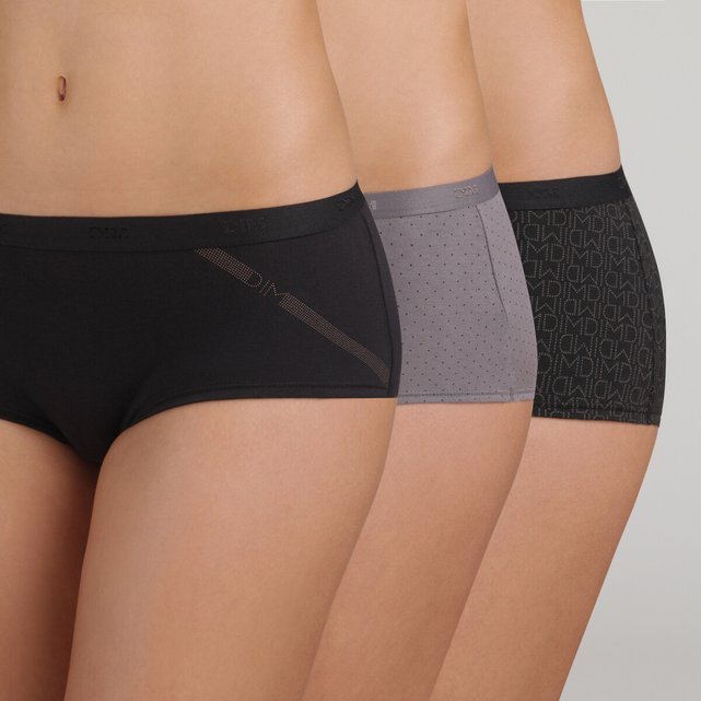 3er-Pack Shorties Pockets, Baumwoll-Stretch  DIM image 0