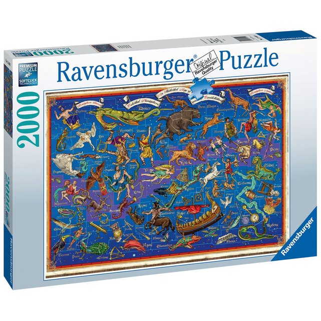 Puzzle 2000 p - constellations Ravensburger