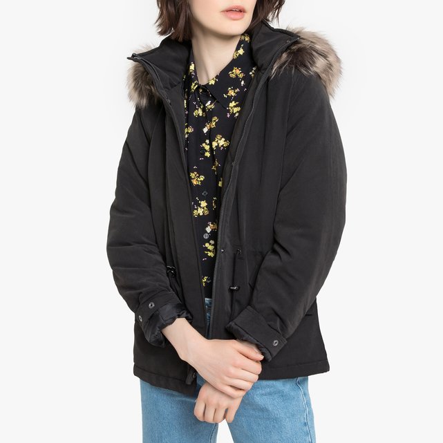 short hooded parka