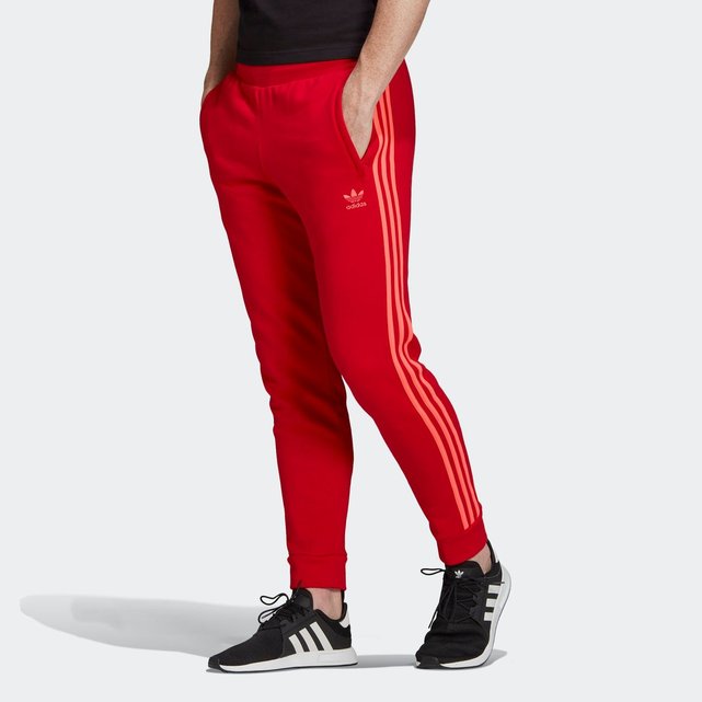 pantalon adidas rouge homme