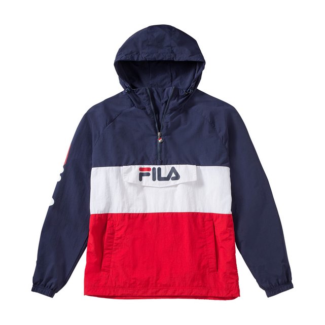 fila colour block full zip wind jacket