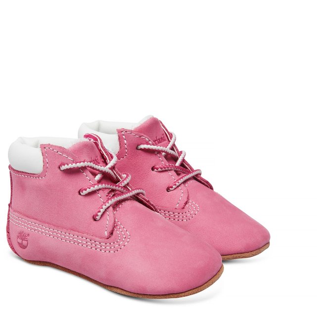 Coffret Bebe Chausson Et Bonnet C9680r Crib Bootie Rose Fuchsia Timberland La Redoute