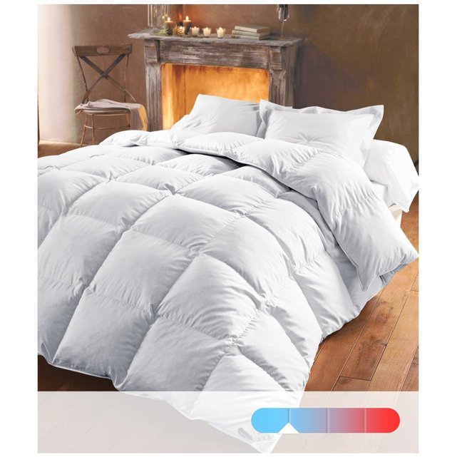 Natural Duvet 370g M 50 Down With Dust Mite Protection White